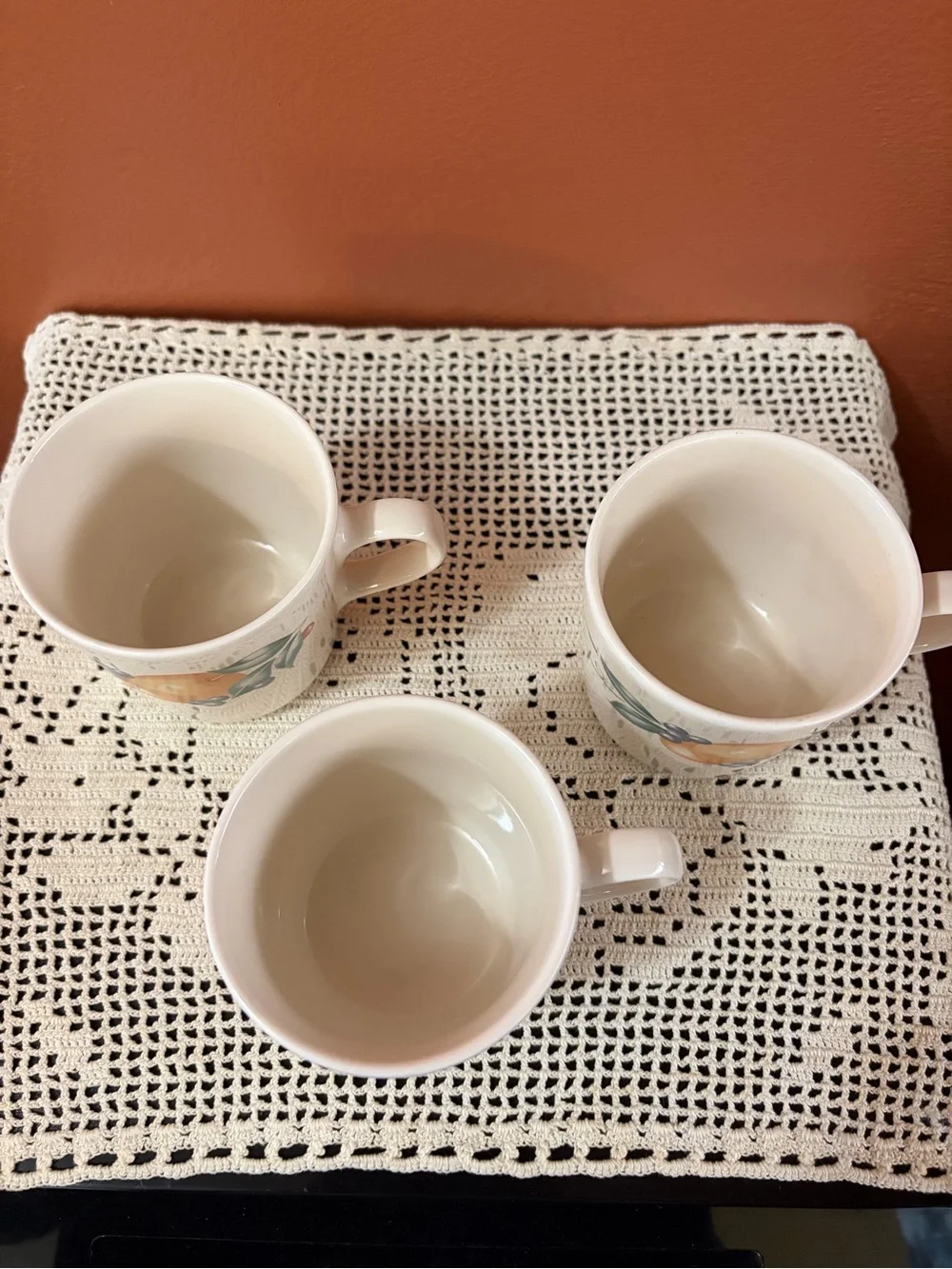 Corelle Coordinates Cups, set of 3 Fruit Design